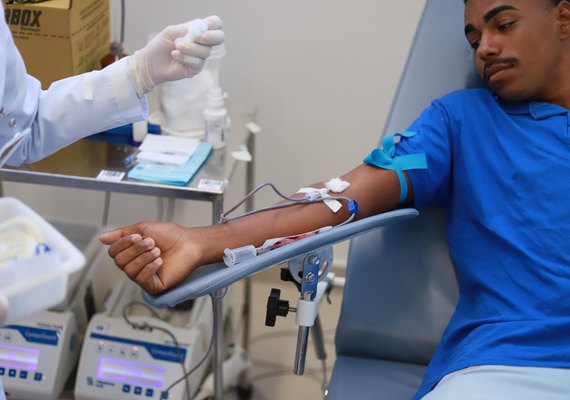 Hemoal leva equipe itinerante para coletar sangue no centro de Arapiraca nesta terça (19)