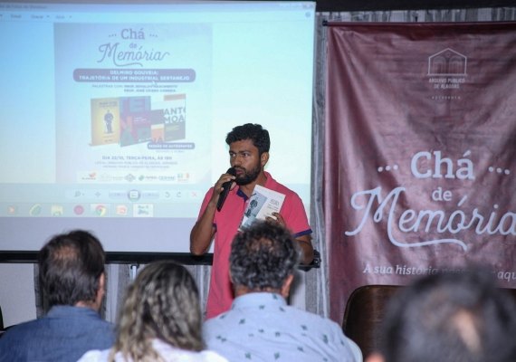 Chá de Memória: poesia, debate sobre legado de Delmiro Gouveia e lançamento de livro