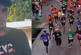 Vídeo: Embriagado, homem “invade” corrida de rua e ganha medalha de primeiro lugar