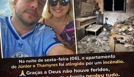 Após incêndio, família lança vaquinha para reconstruir apartamento destruído