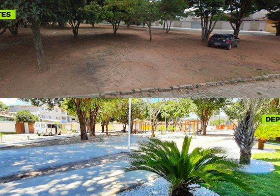 Nova praça será inaugurada em Palmeira dos Índios nesta segunda-feira (29)
