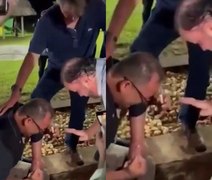 Vídeo de unção no tornozelo de Bolsonaro volta a circular após decisão do STF