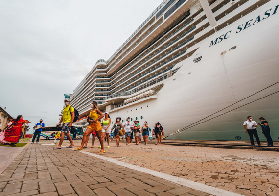Terceiro navio da temporada de cruzeiros 21/22 embarca em Maceió