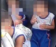 VÍDEOS: Crianças enfrentam falta de segurança em ônibus superlotados da creche Gigantinhos do Antares