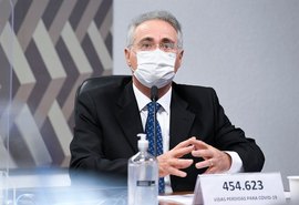 Renan quer entrar em ação de Bolsonaro contra lockdown de governadores