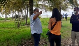 Técnicos do IMA vistoriam área do projeto Bandeira Azul em Porto de Pedras