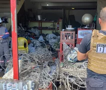 Operação prende donos de ferros-velhos em Maceió por receptação de fios furtados