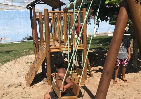 Maceió ganha novos parques infantis sustentáveis