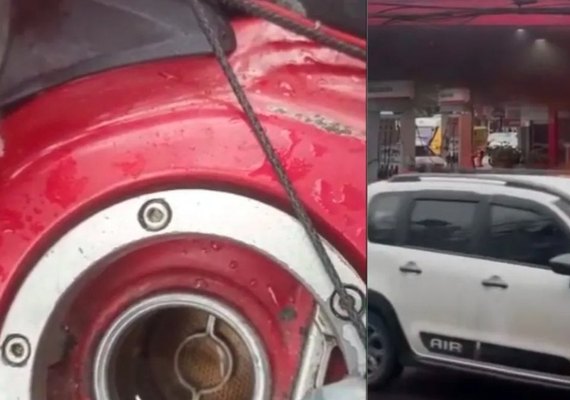 Homem incendeia posto após reclamar de gasolina adulterada no Rio