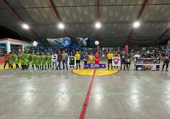 Secretaria de Esportes e Lazer de Porto Calvo dá início ao Campeonato Regional de Futsal