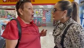 Vídeo: empresária bate-boca com jornalista Maria Aparecida em supermercado: ‘’Velha safada’’