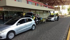 Veículos são removidos pela SMTT por GNV irregular