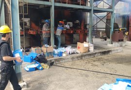 Mais de 200 quilos de drogas apreendidas são incineradas em Marechal Deodoro