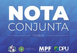 MPF, MPE e Defensorias Públicas lançam nota em favor do isolamento social