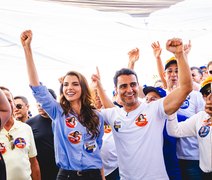 JHC e Marina JHC visitam feira no Piau e recebem apoio de comerciantes e moradores