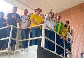 Alfredo Gaspar critica governo Lula em ato com Flávio Bolsonaro em Alagoas