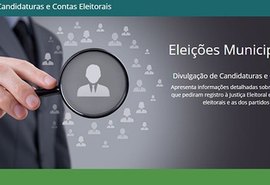 Estatísticas dos candidatos em Alagoas estão disponíveis no DivulgaCandContas