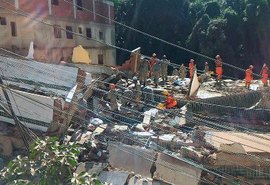 Desabamento no Rio deixou pelo menos dois mortos e cinco feridos