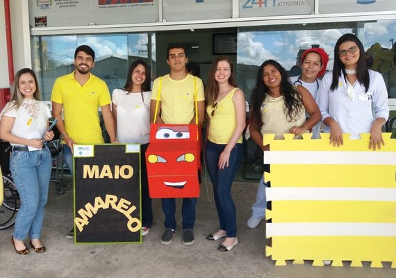 UPA Trapiche e Benedito Bentes realizam o “Maio Amarelo 2019”