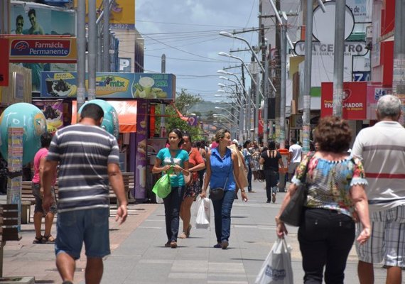 Ano começa com alta de 1,1% no consumo das famílias de Maceió