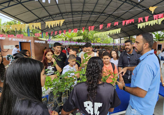 Usina Caeté faz doação de mudas nativas para Roteiro