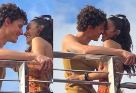 Shawn Mendes e Bruna Marquezine curtem trio de Ivete Sangalo