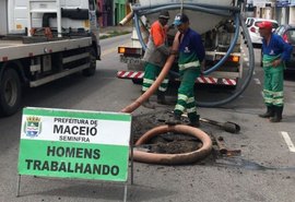 Prefeitura de Maceió realiza manutenção em galerias de água pluvial