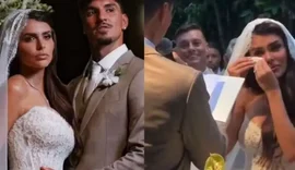 Gabriel Medina anuncia gravidez de Isabella Arantes durante casamento