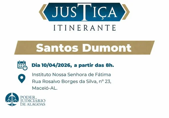 Moradores do Santos Dumont serão beneficiados pela Justiça Itinerante nesta sexta