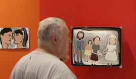 Artista alagoana expõe no Rio pinturas sobre novelas e cotidiano rural