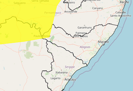 Inmet emite alerta de chuvas intensas para municípios de Alagoas; confira a lista