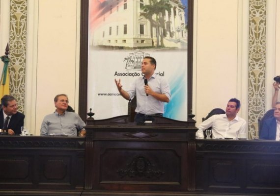 Renan Calheiros, RF e Quintella participam de encontro com setor produtivo