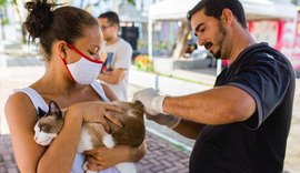 Prefeitura leva vacinação antirrábica neste domingo à Rua Aberta, na Ponta Verde