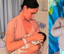 Mãe se assusta ao dar à luz bebê de mais de 5kg em Pernambuco