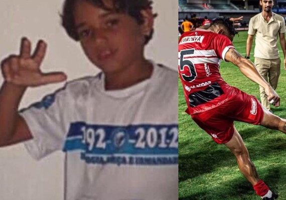 Azulino provoca regatiano com foto da infância e leva troco