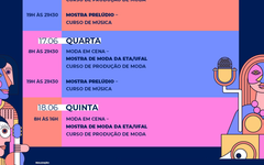 Programação é gratuita e começa no domingo (14);