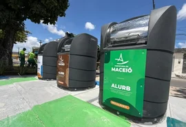 Lixeiras subterrâneas passam a integrar estratégia da Prefeitura para reduzir descarte irregular em Maceió