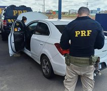 Polícia Rodoviária Federal recupera carro roubado durante operação em Alagoas