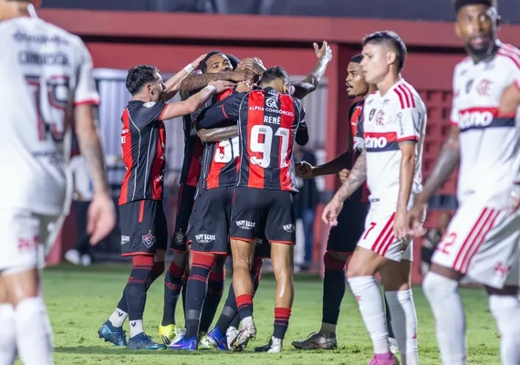 Flamengo é eliminado pelo Vitória no Barradão e se despede da Copa do Brasil