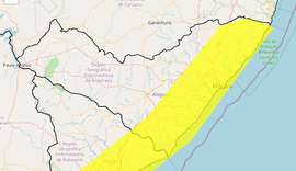 Inmet emite aviso sobre chuvas intensas em Maceió e mais 50 municípios de AL; confira