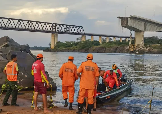 Após queda de ponte, consumo de água do Rio Tocantins deve ser evitado; entenda