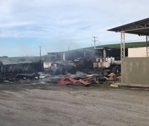 Incêndio provoca explosão em empresa de extração de minério, em Rio Largo