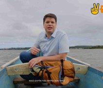 Davi vai buscar recursos para construir ponte de Penedo prometida há 30 anos