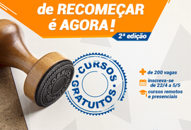 MPT e Senac oferecem 266 vagas para cursos profissionalizantes