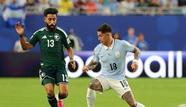 Uruguai empata com Arábia Saudita na estreia do Grupo H
