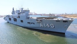Porta-Helicópteros da Marinha estará aberto para visitação neste fim de semana