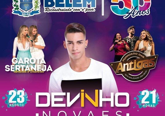 Shows de comemoração: 56 Anos de Emancipação Politica