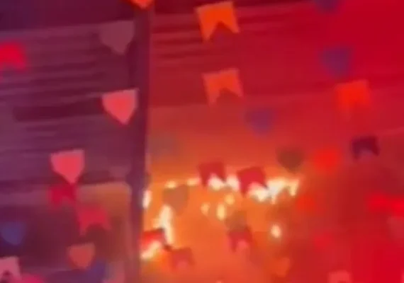 Princípio de incêndio assusta clientes em bar do Jaraguá