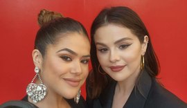 Maisa Silva conhece Selena Gomez e se emociona: 'sonho realizado'