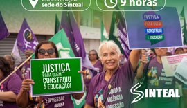 Sinteal realiza marcha das/os aposentadas/os para cobrar valorização e respeito